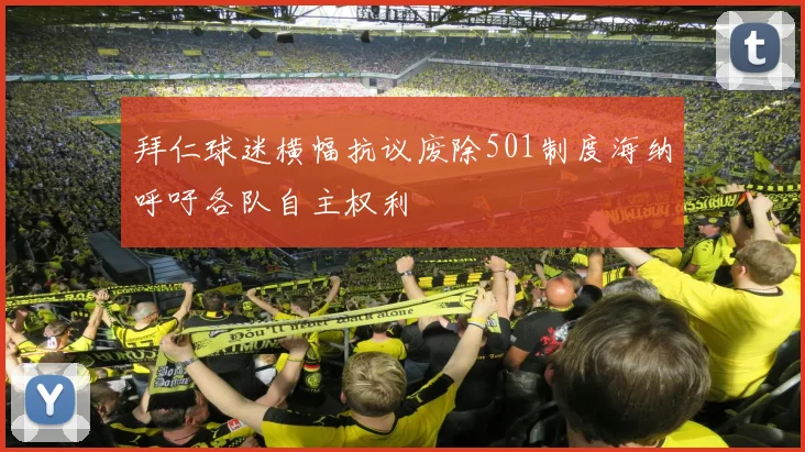 拜仁球迷横幅抗议废除501制度海纳呼吁各队自主权利