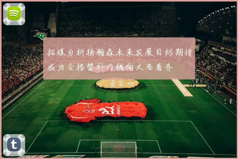 拓媒分析杨瀚森未来发展目标期待成为合格替补内线向大洛看齐